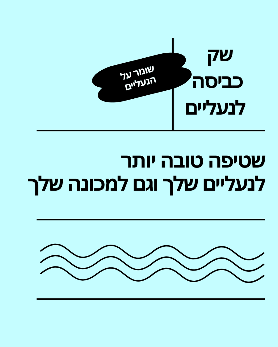 ™SneakerSack - שק כביסה לנעליים